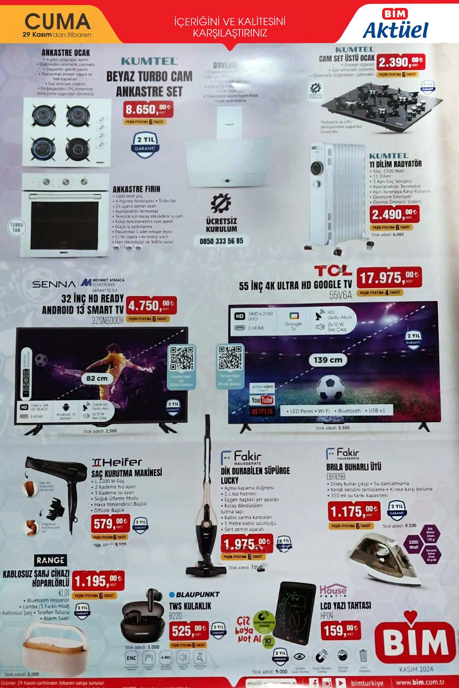 Muğla BİM marketlerde çılgın efsane Cuma indirimi! İşte BİM'de 29 Kasım indirimli fırsat ürünleri