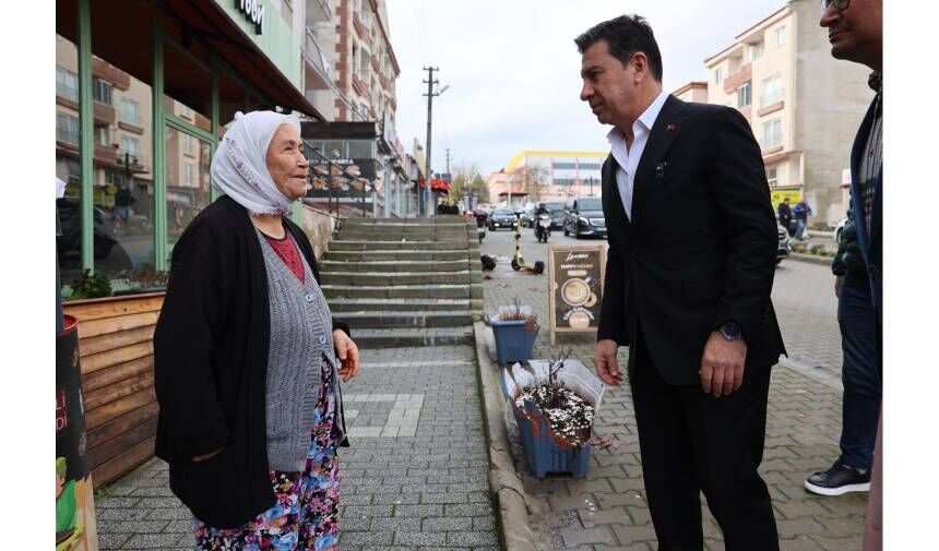 Başkan Aras, yağıştan etkilenen mahalleler için sahaya çıkarak çözüm arayışına girdi