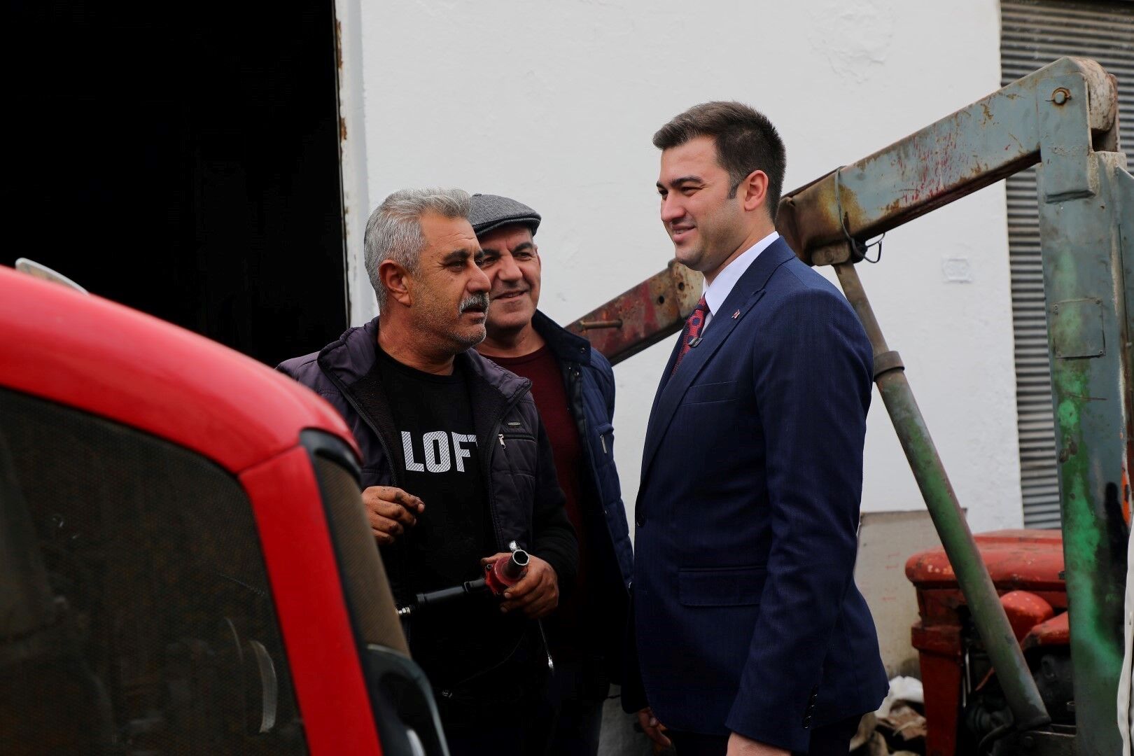 Bodrum Belediye Başkanı Mandalinci'den sanayi sitesine ziyaret!