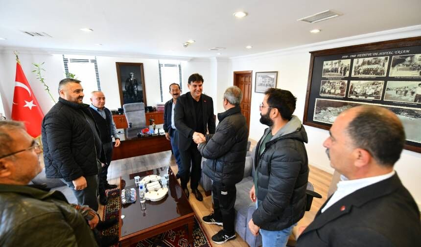 Esenköy Spor Kulübünden Fethiye Belediye Başkanı Karaca'ya ziyaret