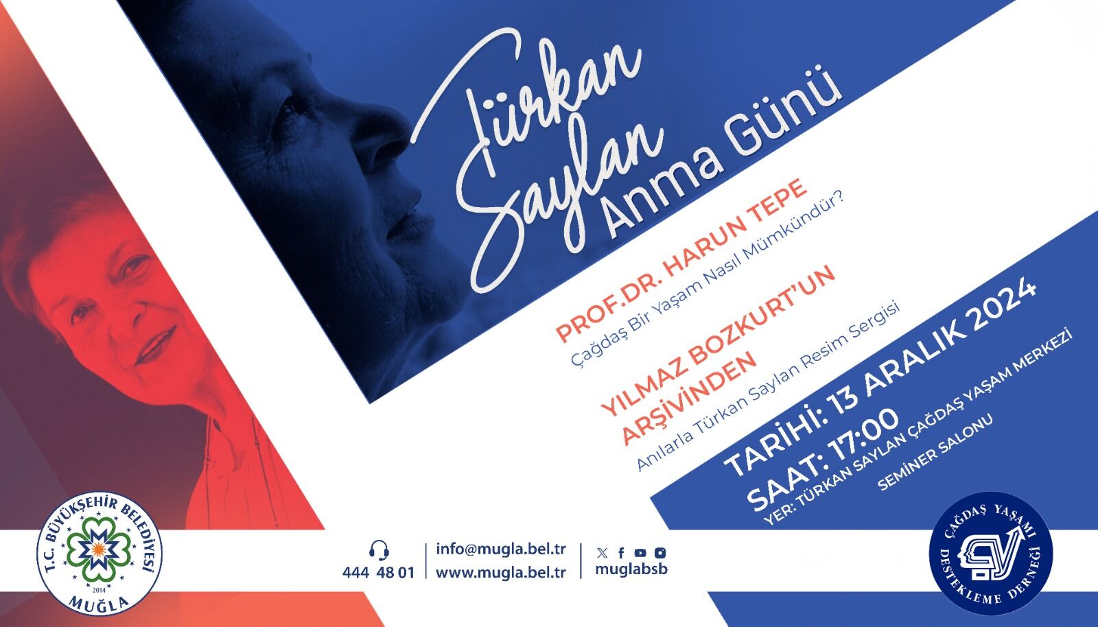 Muğla'da Türkan Saylan'ın doğum gününde anma etkinliği!