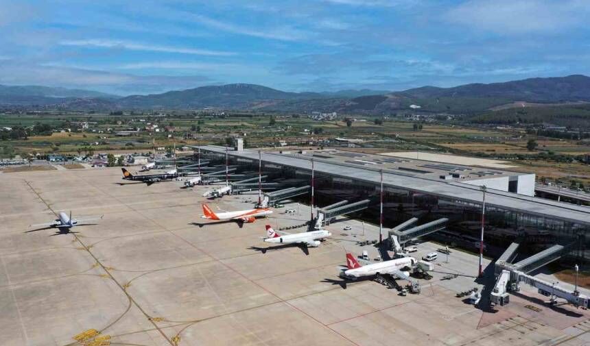 İki uluslararası havalimanına sahip Muğla'da 10 milyonu aşkın yolcuya hizmet