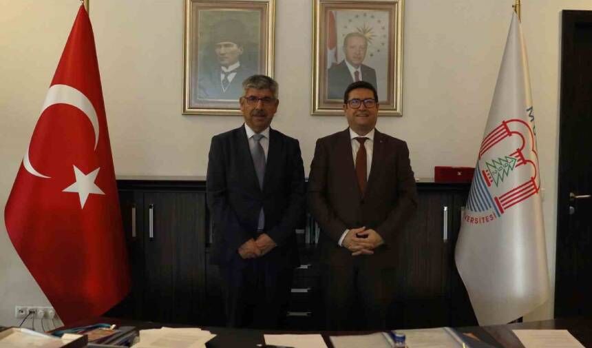 MSKÜ'ye önemli ziyaret; Zeytinyağı Kalite Yarışması için üniversite ile iş birliği anlaşması görüşüldü