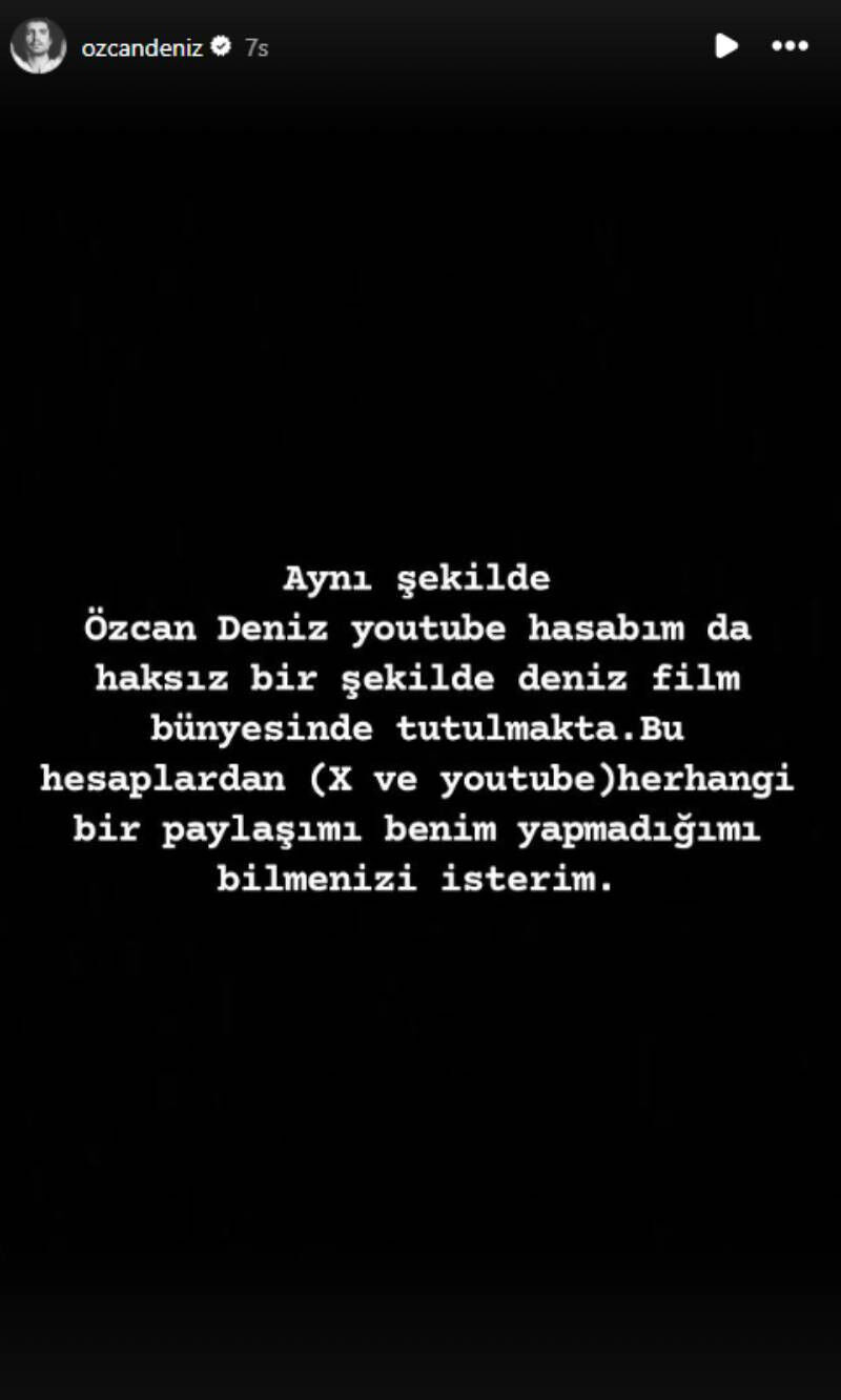 Özcan Deniz isyan etti: Hesaplarım elimden alındı!