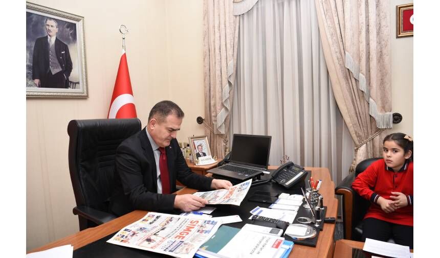 Seydikemer'in minik muhabirlerinden Vali Akbıyık’a ziyaret