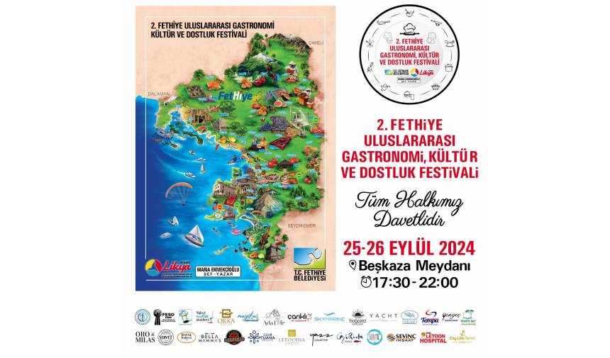 2. Fethi̇ye Uluslararasi Gastronomi̇, Kültür Ve Dostluk Festi̇vali̇ İçi̇n Geri̇ Sayim Başladi (1)