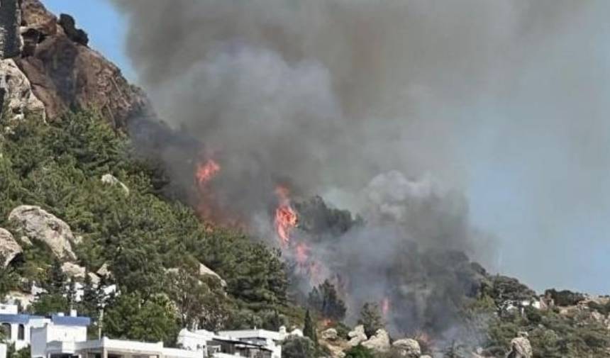 Bodrum'da Ot Yangını İki Saat Sonra Kontrol Altına Alındı (1)