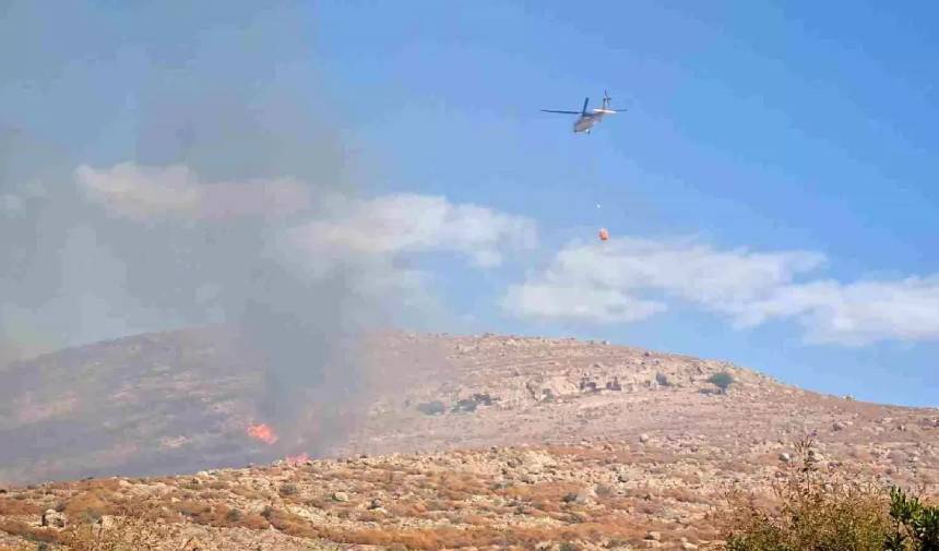 Bodrum'da Ot Yangını İki Saat Sonra Kontrol Altına Alındı (2)