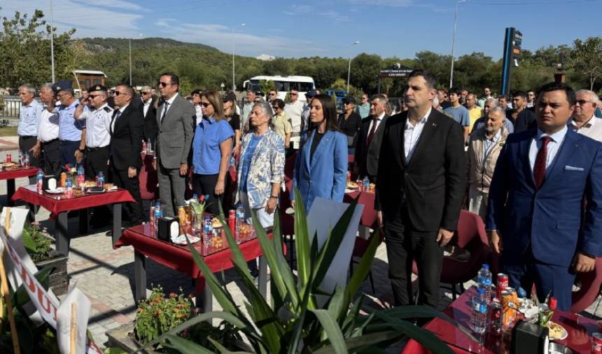 Sarıgerme Şehit Eren Bülbül Meydanı'nın Açılış Töreni Yoğun Katılımla Gerçekleştirildi (1)