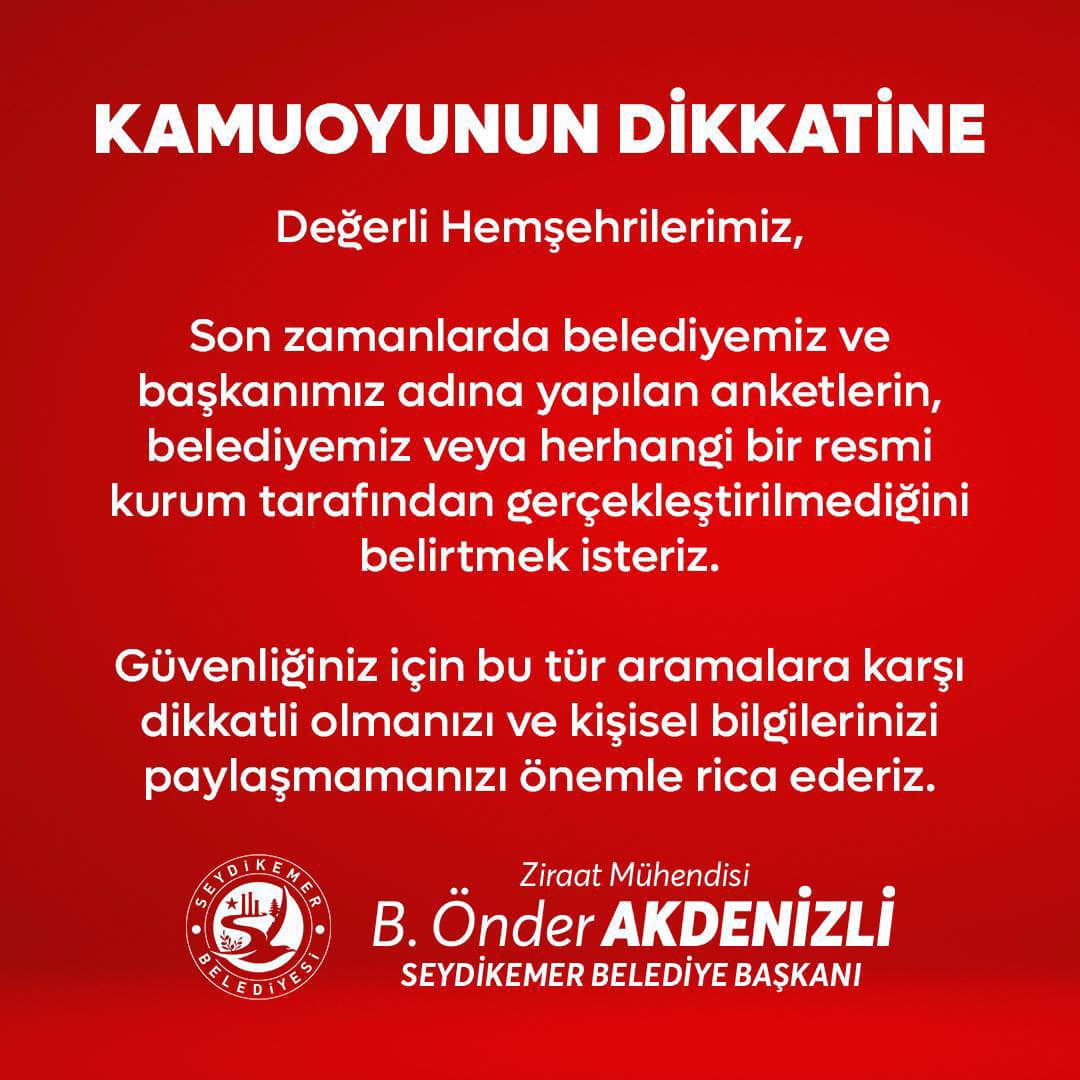 Seydi̇kemer Beledi̇yesi̇