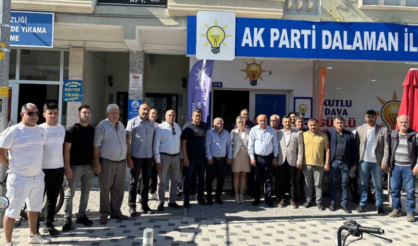 Milletvekili Yakup Otgöz'den Ak Parti Dalaman İlçe Başkanı Uğur Akın Şahin Ve Yönetimine Ziyaret (1)