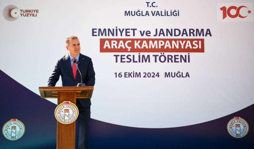 Muğla'da Emniyet Ve Jandarmaya 114 Modern Güvenlik Aracı Teslim Edildi (5)