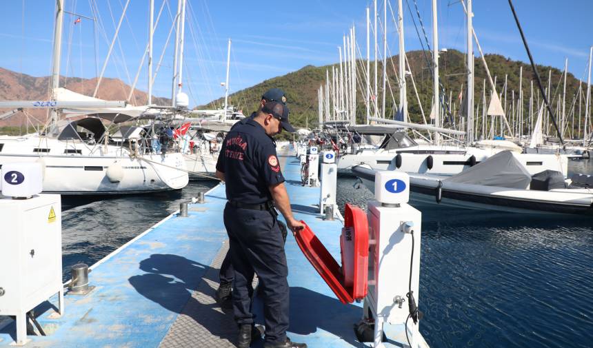 Muğla'daki Kıyı Tesislerinde Kapsamlı Yangın Denetimi (1)