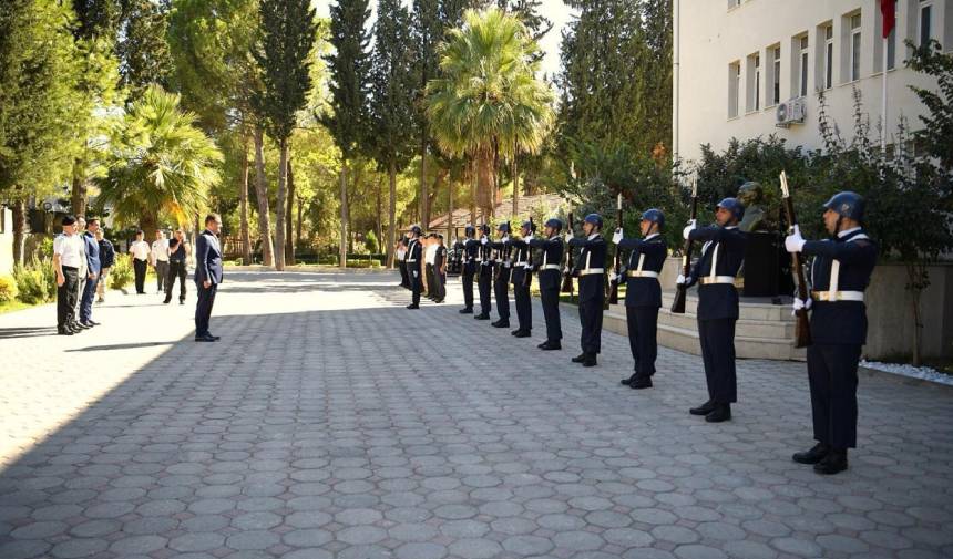 Vali İdris Akbıyık, Muğla İl Jandarma Komutanlığını Ziyaret Etti (3)