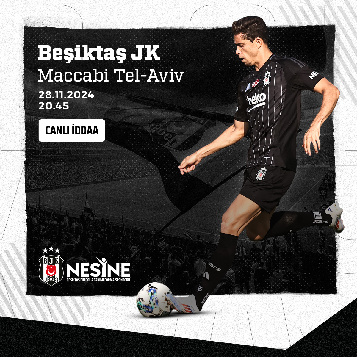 Beşiktaş Maccabi Tel Aviv canlı izle