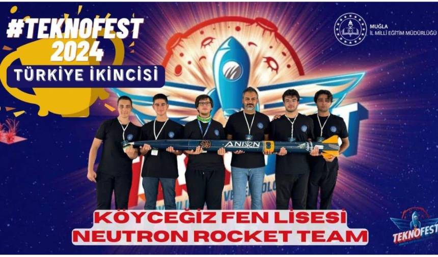 Köyceğiz Fen Lisesi Neutron Rocket Team, Teknofest 2024 Roket Yarışması Lise Kategorisinde Başvuru Yapan Toplam 824 Takım Arasından Finale Kalarak Atış Hakkı Kazandı. Muğla Köyceğiz Ilçe Millî Eğitim Müdürlüğünden 24