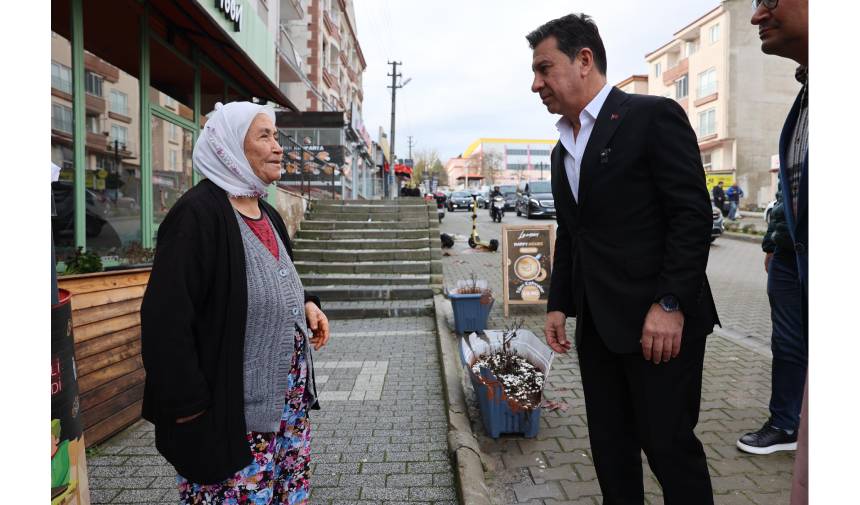 Başkan Aras, Yağıştan Etkilenen Mahalleler Için Sahaya Çıkarak Çözüm Arayışına Girdi