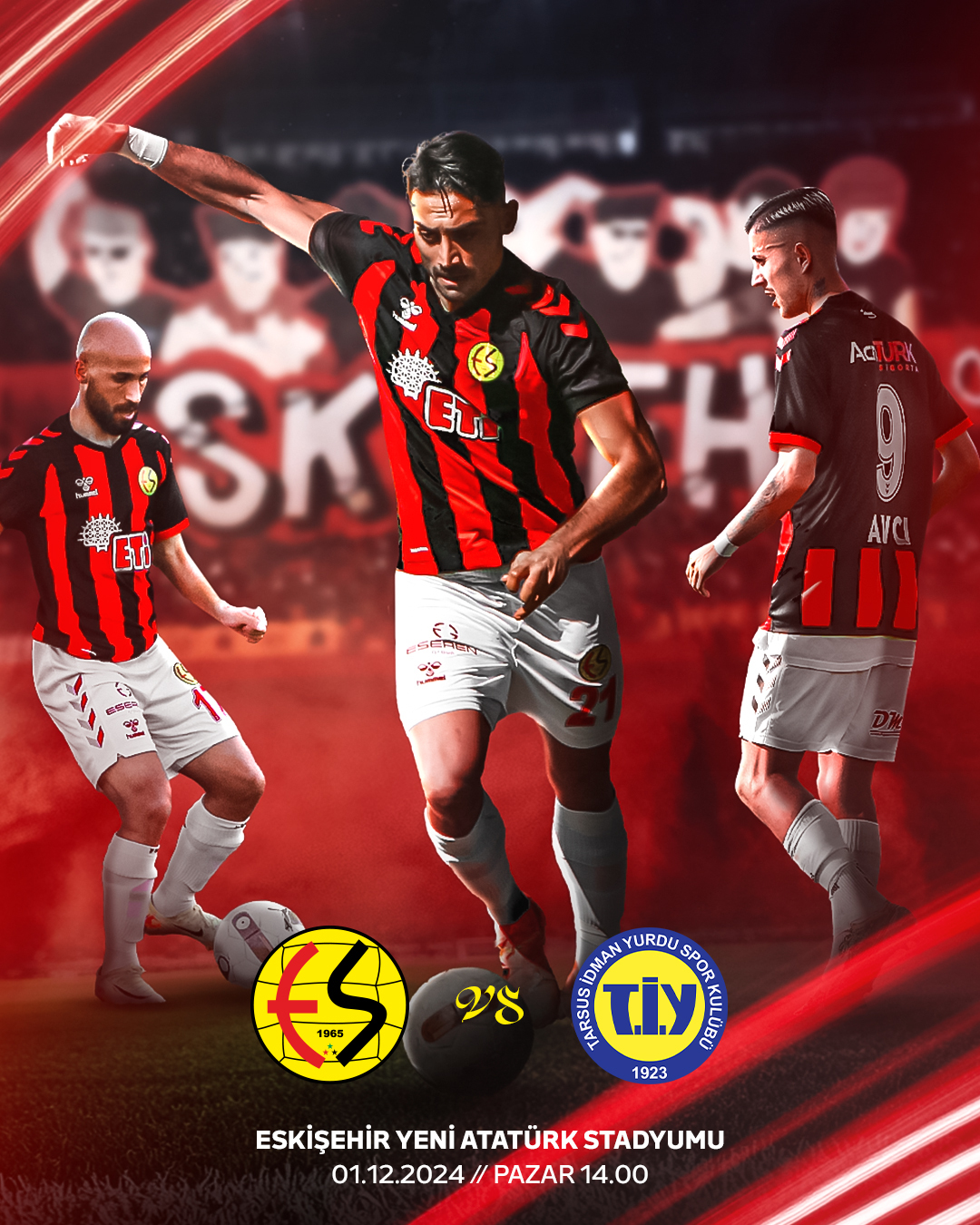 Eskişehirspor Tarsus İdman Yurdu Kanal 26 izle