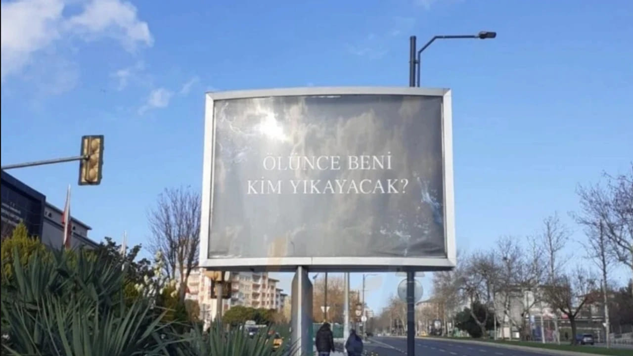 Ölünce beni kim yıkayacak reklamı