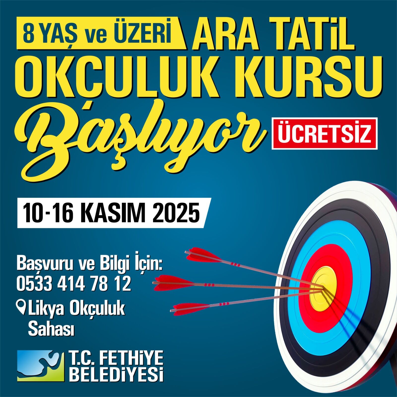Ücretsiz Okçuluk Kursu Başlıyor