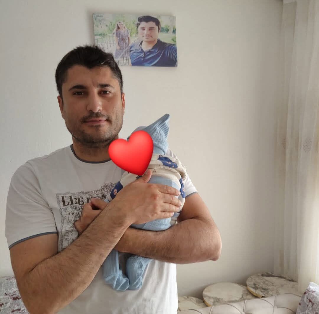 Şehit polis Tayfun Baş'ın henüz 15 günlük bebeği vardı
