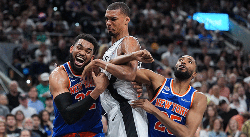Nefeslerin tutulduğu maçta San Antonio Spurs, New York Knick