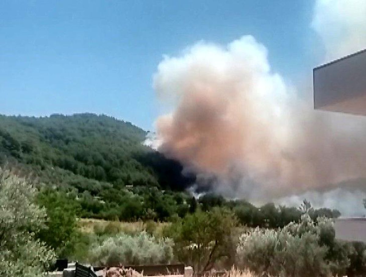 Göcek'de orman yangını, 22 Temmuz 2026