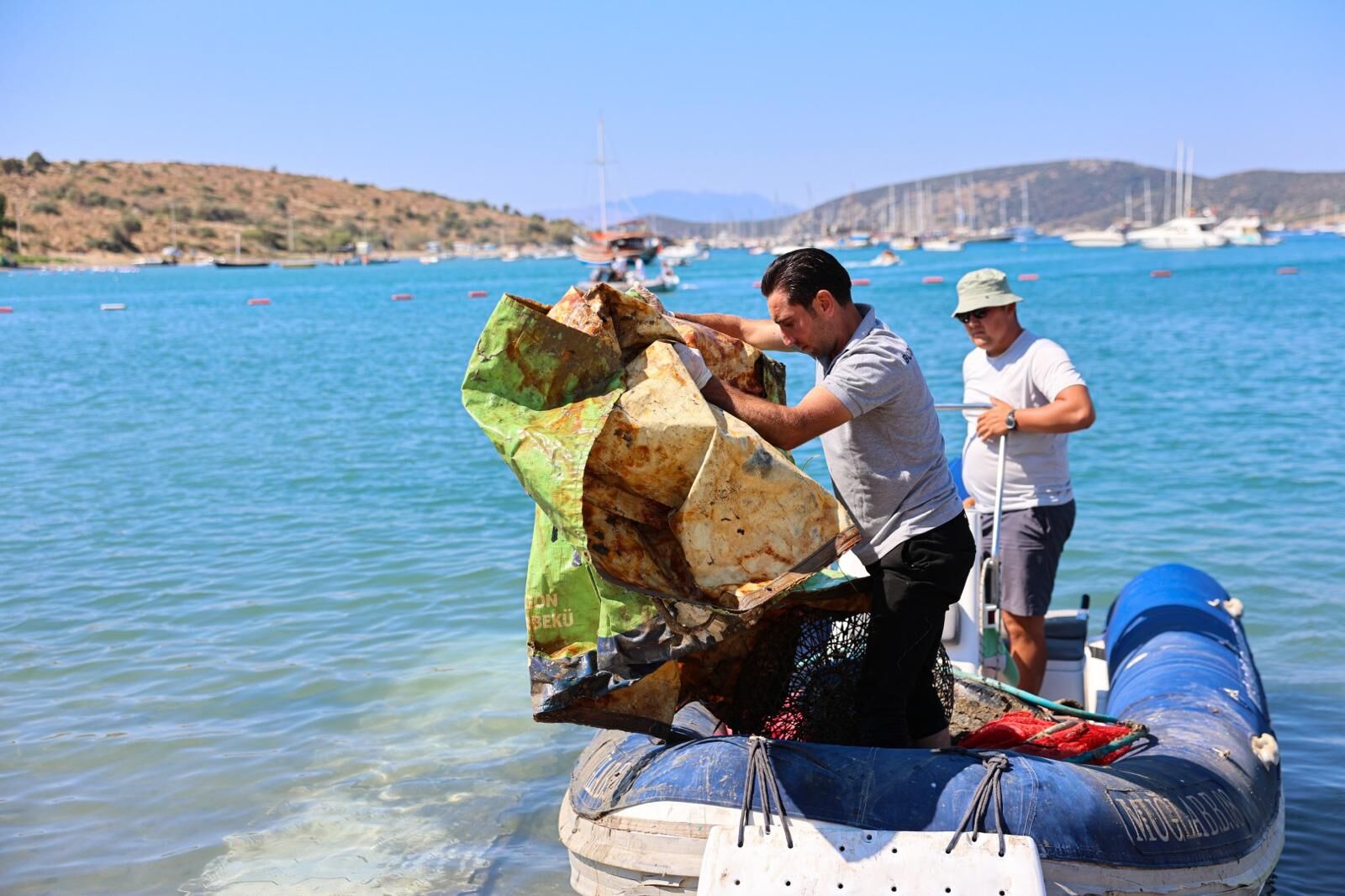Gümbet'te Deniz Dibi Temizliği (3)