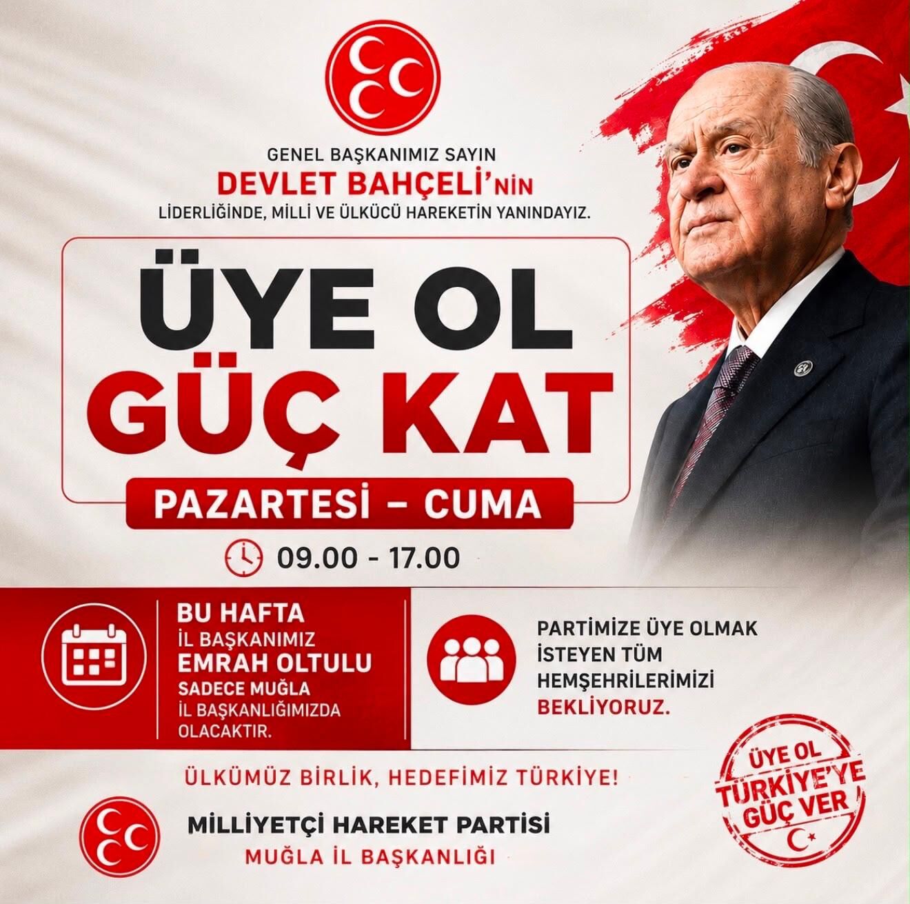 Mhp Muğla Üyeli̇k Daveti̇